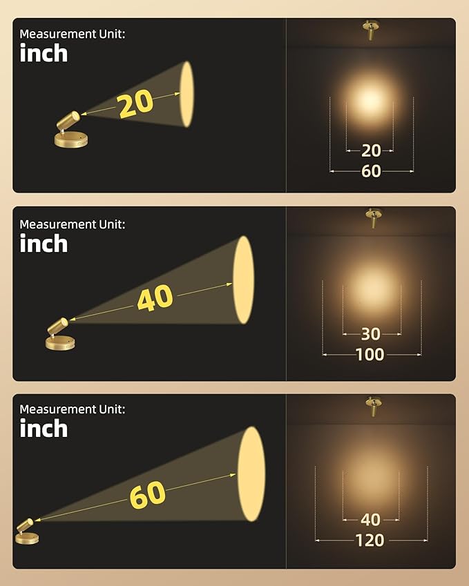 EZVALO LED Spotlight Indoor, 5500mAh Rechargeable Battery Uplighting Indoor - Image 5