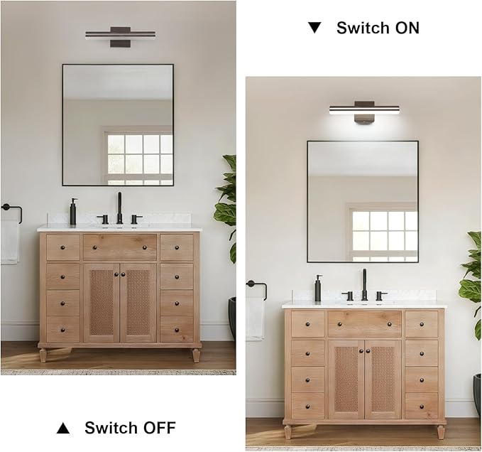 SineRise 16-Inch LED Modern Bathroom Vanity Light Bar - Image 3