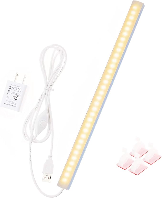 JUSJUBR 12-Inch Slim LED Under Cabinet Light by Jusjubr