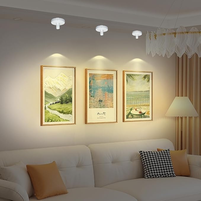 Cordless Spotlight Battery Powered, LED Accent Lighting - Image 2