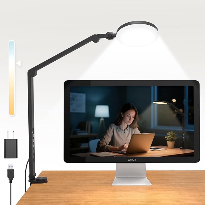 Desk Lamp, ZAPLIT 10W LED Desk Light by Unknown