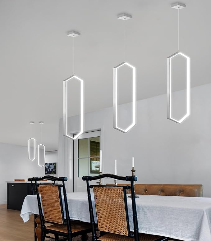 Ring Dimmable Pendant Lighting Adjust LED Mini Chandelier Ceiling Light Fixtures - Image 8