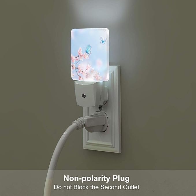 Groovy Butterfly and Flower Night Light, Plug Into Wall - Image 5
