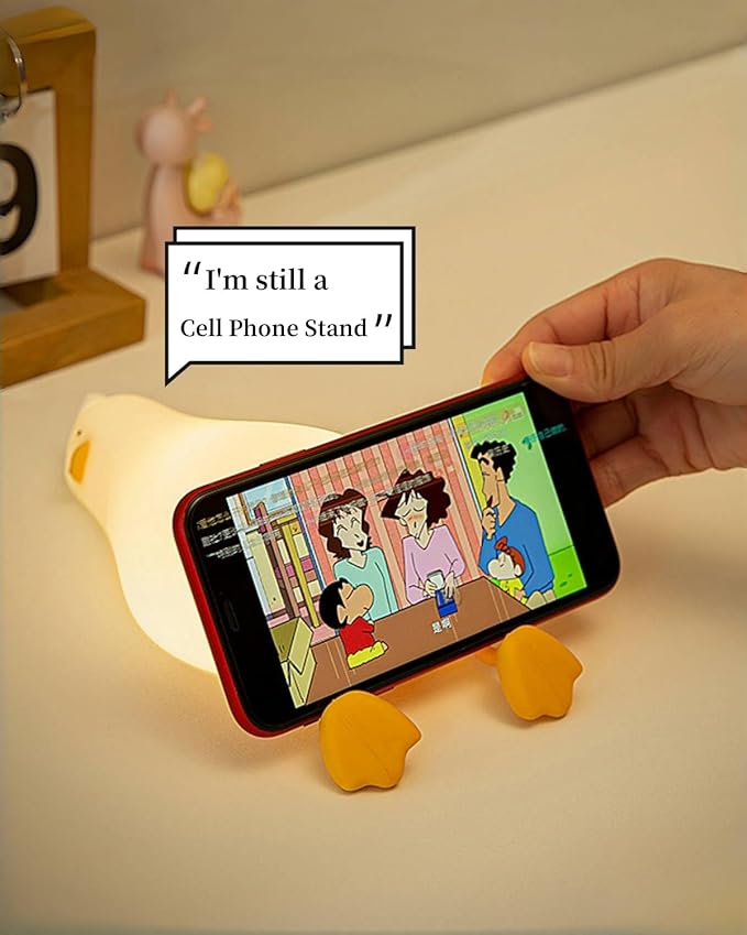 Lying Flat Duck Night Light, Squishy Duck Lamp - Image 7