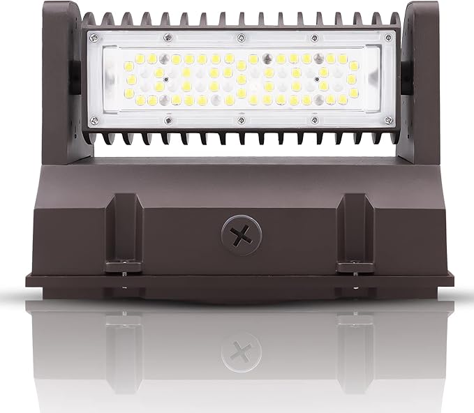 OSTEK LED Wall Pack Light 40W Rotatable Adjustable 5000K 5500LM, Outdoor by OstekLedLighting
