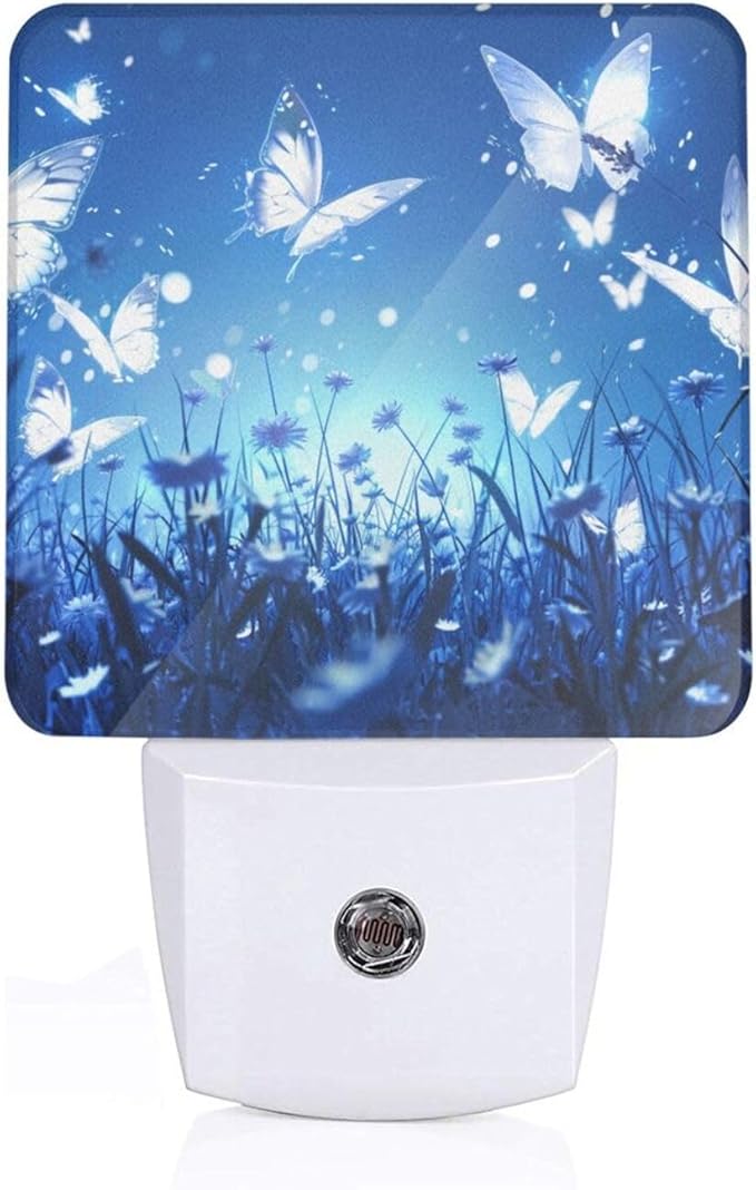 Led Night Light, Night Garden Butterfly Decorative Plug in Nightlights by Unknown