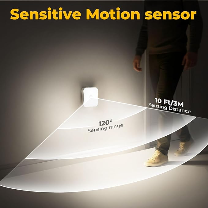 Rechargeable Motion Sensor Light Indoor Stair Lights Rechargeable Battery Night - Image 2
