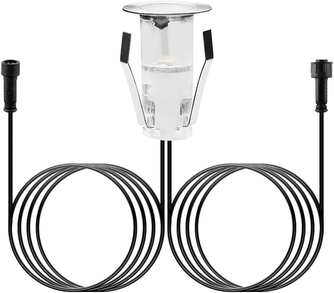 LED Deck Lights 0.7" Tiny Deck Driveway Light Dock Path Step Road Light Outdoor - Image 2
