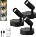Wireless Rechargeable Spotlight spot lightsindoor, Battery Powered Lights by 7Degobii
