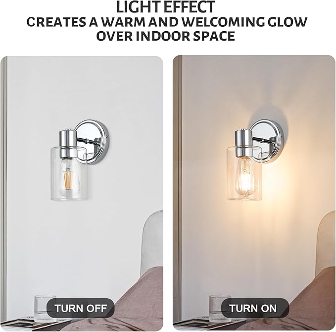2 Light Bathroom Wall Sconce Light Fixtures - Image 4