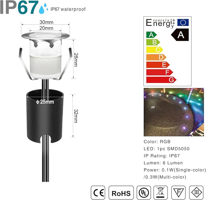 LED Recessed Deck Light Kits - Image 2