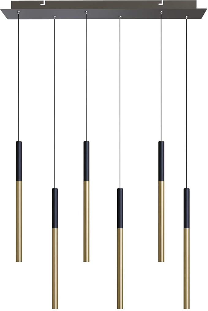 ALTAIR 6 Mini Pendant Lighting Black-Brass by CONTECDEVELOPMENT