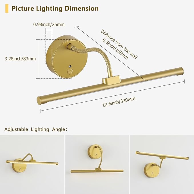 Picture Lights for Wall – Wireless Rechargeable LED Light - Image 7