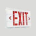 TANLUX Exit Sign with Steel Wire Guard, Wall Mounted Emergency Exit Light with by Unknown
