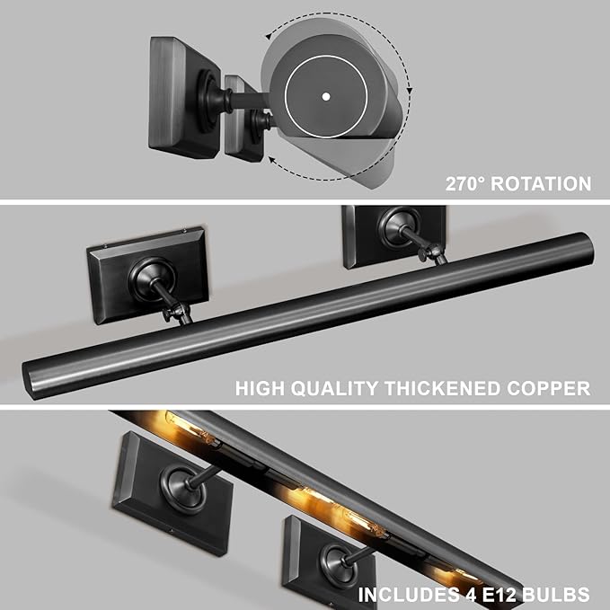 Picture Light, 24in Hardwired Picture Lights - Image 5