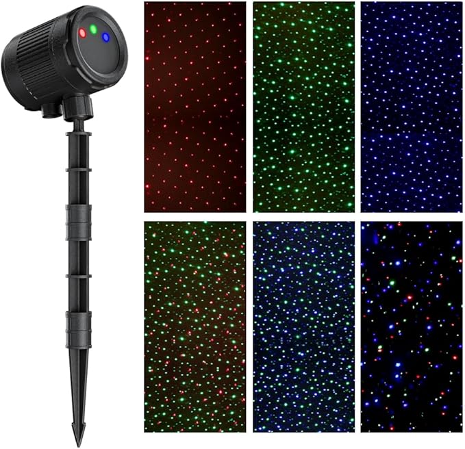 Laser Christmas Projector Lights Outdoor, 3 Color Laser Light Projector - Image 5