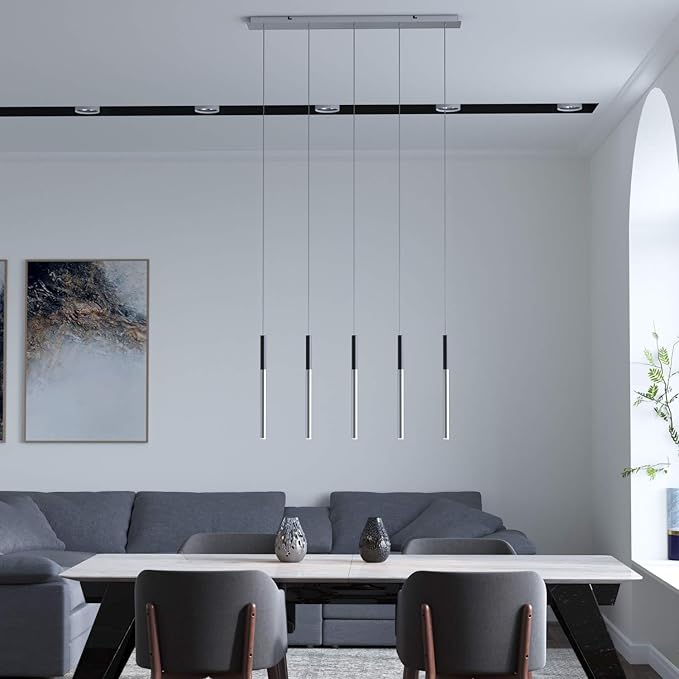 ALTAIR 5 Mini Pendant Lighting Black-Nickel - Image 3