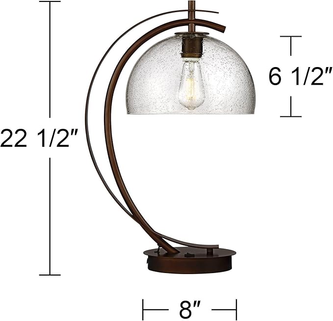 Possini Euro Design Calvin 22.5" High Modern Vintage Accent Table Lamp - Image 4