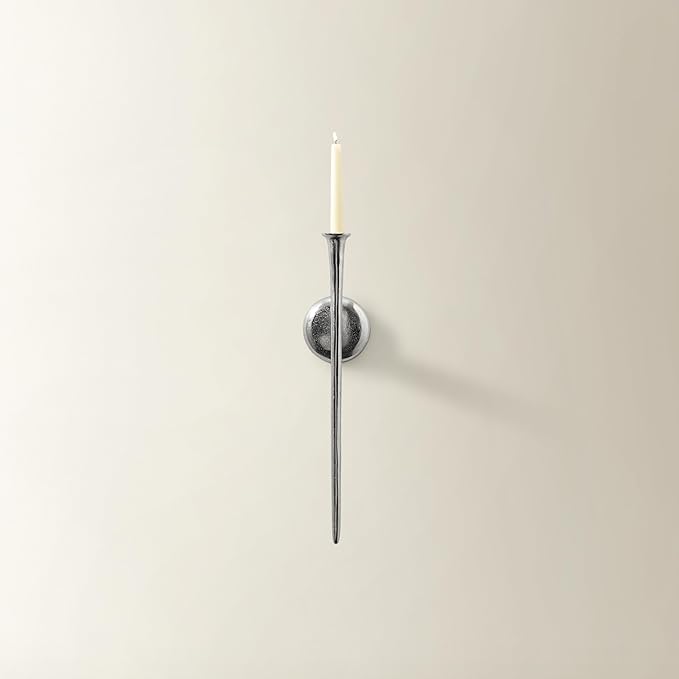 Z Gallerie One Piece Aspar Wall Sconce, Modern Candle Holder by ZGallerie
