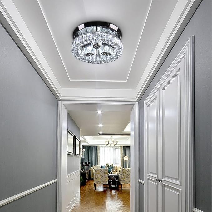 Finktonglan 10.6" LED Crystal Chandelier - Image 3
