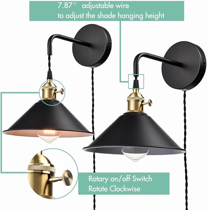 Industrial Wall Sconce 2-Pack - Image 3