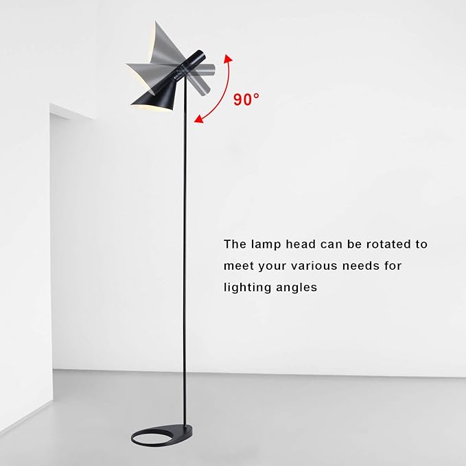 Tall Standing Floor Lamp for Living Room Modern Metal Stand Lights for Office - Image 4