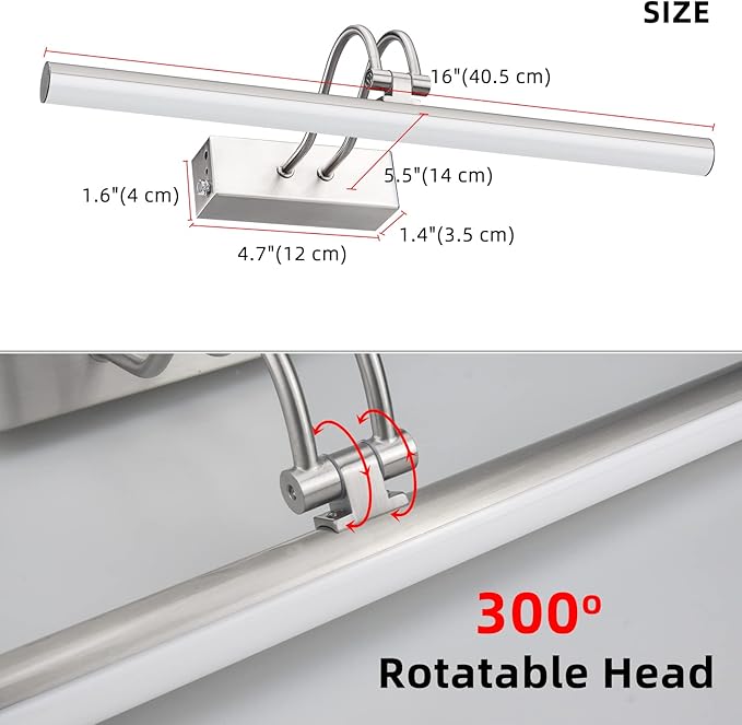 Picture Light, Picture Lights for Wall Cordless, Battery Wall Lights for - Image 6