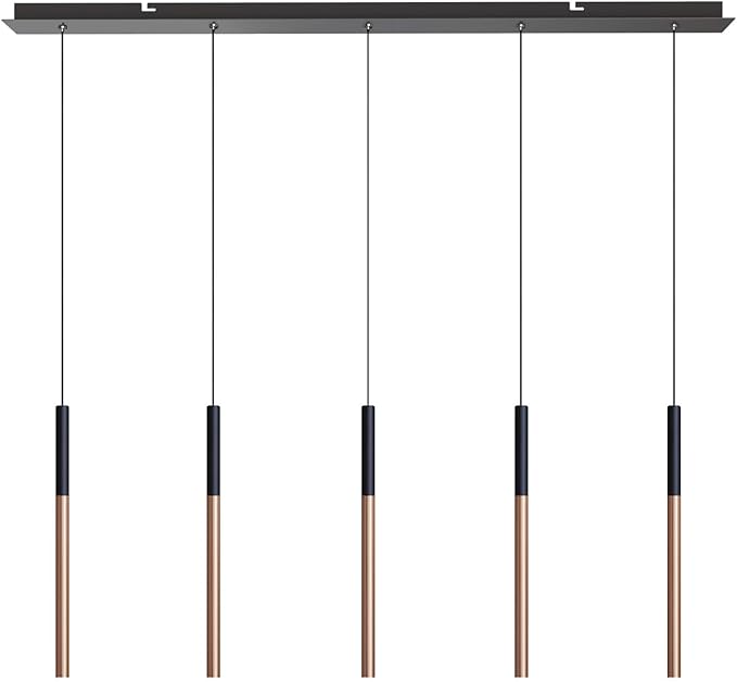 ALTAIR 5 Mini Pendant Lighting Black-Copper by CONTECDEVELOPMENT