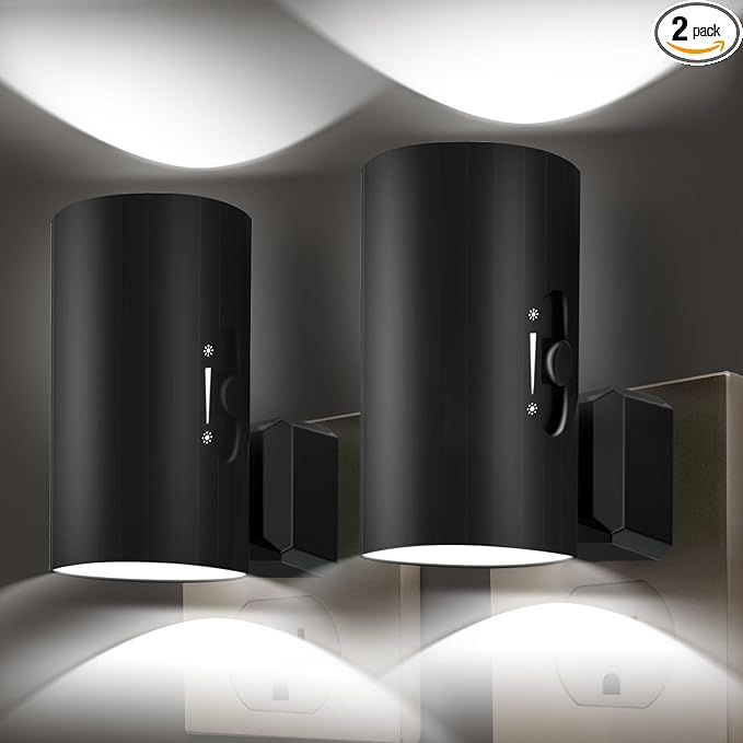 Night Lights Plug into Wall, LED Plug in Night Light by KKUP2U