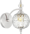 Brushed Nickel Bathroom Wall Sconce Vintage Style by Ditoon
