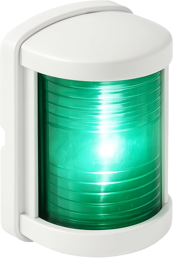 SEAFLO 11 Series Mini Sized LED Green Starboard Navigation Light – 12V by SEAFLO