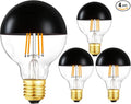 Leools Dimmable Half Black Light Bulb, Anti Glare LED Light Bulbs, 2700k Warm by LEOOLS