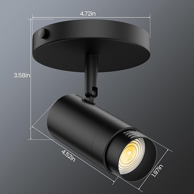 10W Zoomable 5-Color LED Ceiling Spotlight Directional Ceiling Light Indoor - Image 7