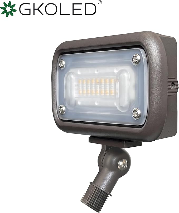GKOLED 7W Outdoor LED Low Voltage Landscape Lighting Flood Light, 9-15V AC/DC - Image 3