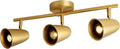 Aisilan LED 3-Light Track Lighting Fixtures Ceiling, Brushed Gold GU10 Track by AisilanLighting