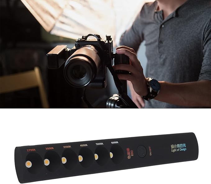 Color Temperature Light Stick, Handheld 6 Modes LED Photography Light Stick - Image 3