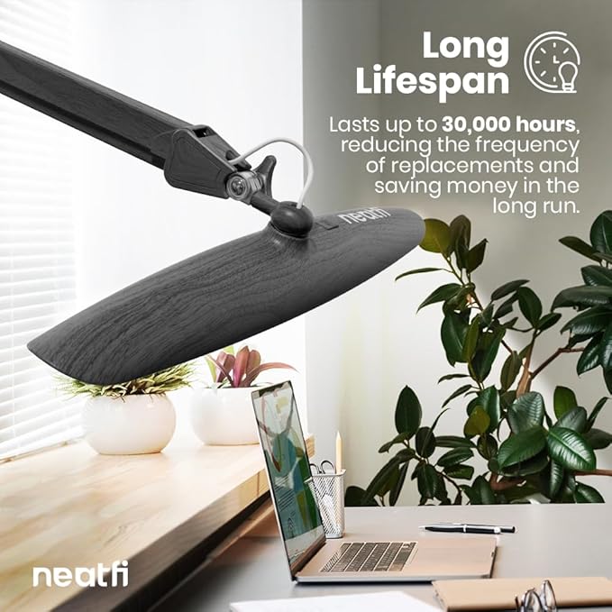 Neatfi XL 2, 200 Lumens LED Task Lamp, 24W Super Bright Desk Lamp, 4 Level - Image 3