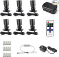 DEDC 6pcs LED Mini Spot Light, 3000K Under Cabinet Lights, Mini Spotlights by DEDC