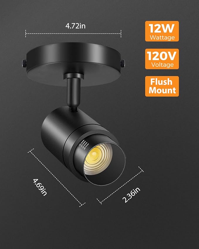 Zoomable LED Ceiling Spot Lights Indoor Adjustable Ceiling Spotlight Fixture - Image 7