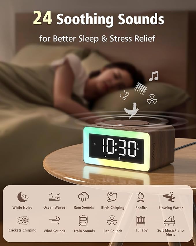 Digital Alarm Clocks for Bedrooms, Alarm Clock - Image 4