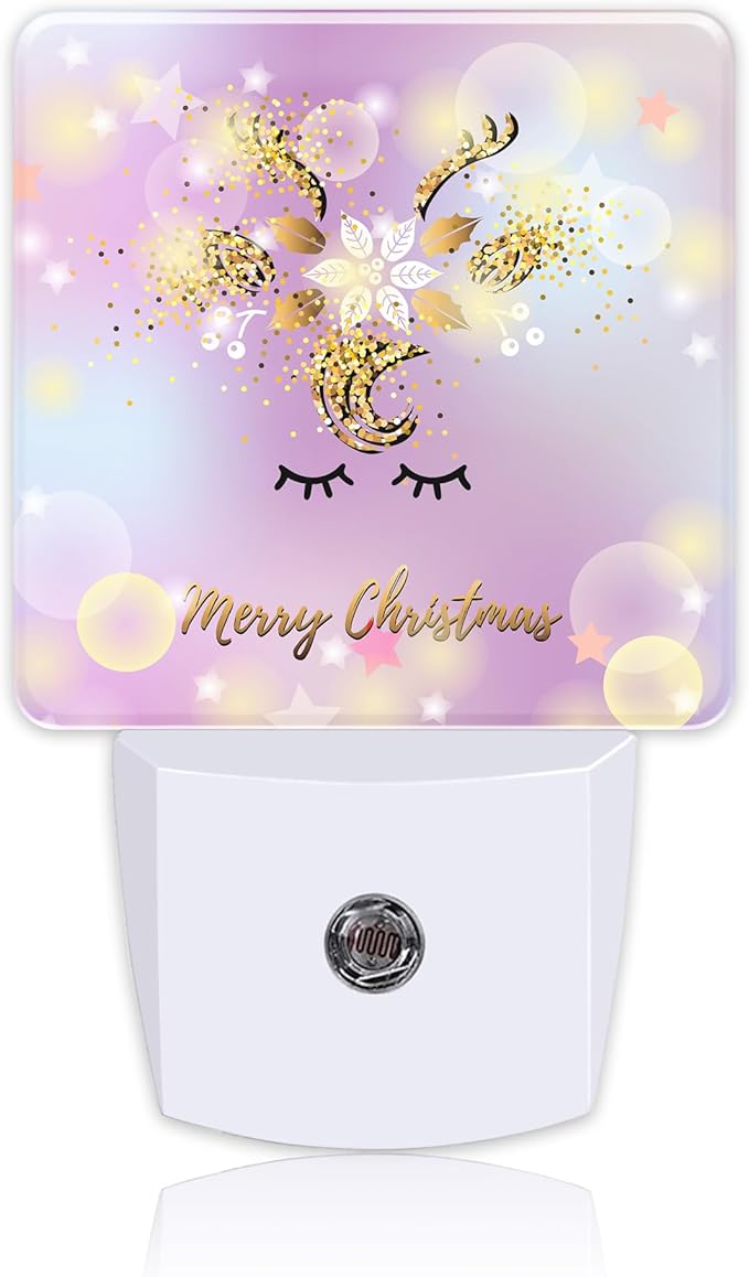 Cute Merry Christmas Deer Night Light by Uiaoiais