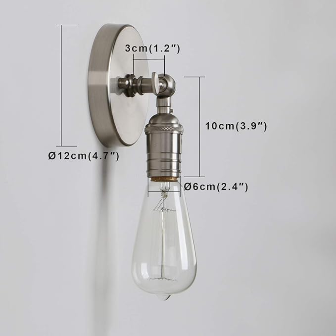 PERMO Single Sconce Mini Vintage Wall Sconce - Image 2