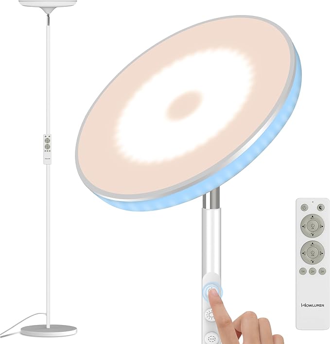 Bright Floor Lamp, 42W 3700LM LED Torchiere Floor Lamps - Image 9