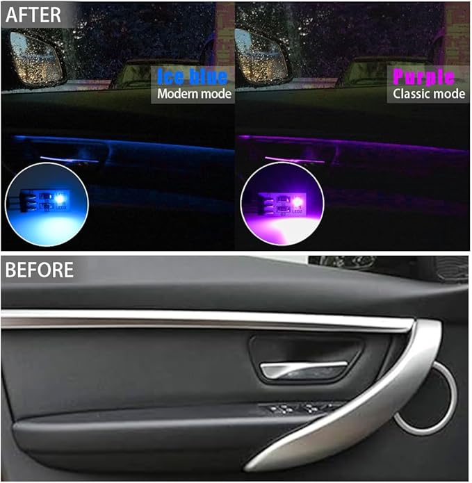 NJSBYL 4PCS Interior Door Handle Ambient Light - Image 4