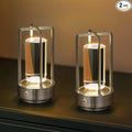 Rechargeable Table Lamp Cordless, 3 Color | Crystal | Stepless Dimming by Home