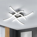 EDISLIVE Modern Dimmable LED Ceiling Light Curved 4-Light 18 in Minimalist by EDISLIVE