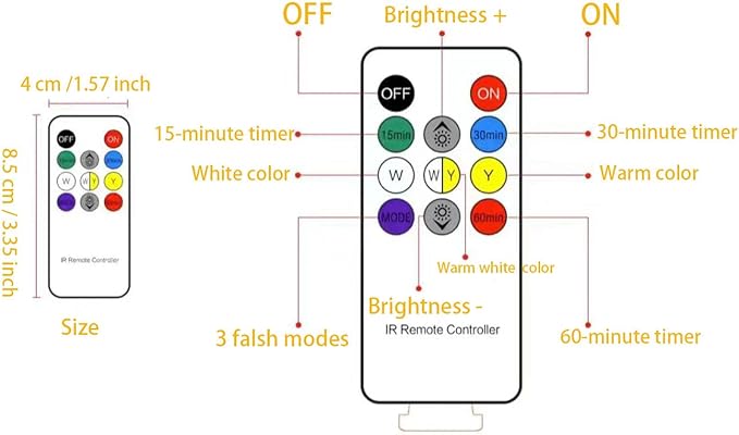 Bird Table Lamp with Remote & Touch Control | 3 Color Temperature & 3-Level - Image 4