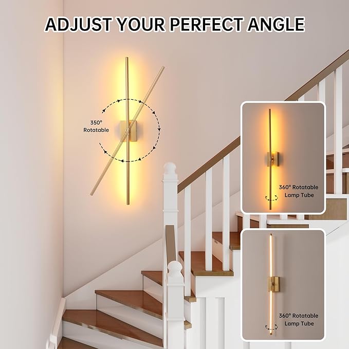 Battery Operated Wall Sconce Set of 2, 10000mAh Rechargeable Wall Sconces - Image 6