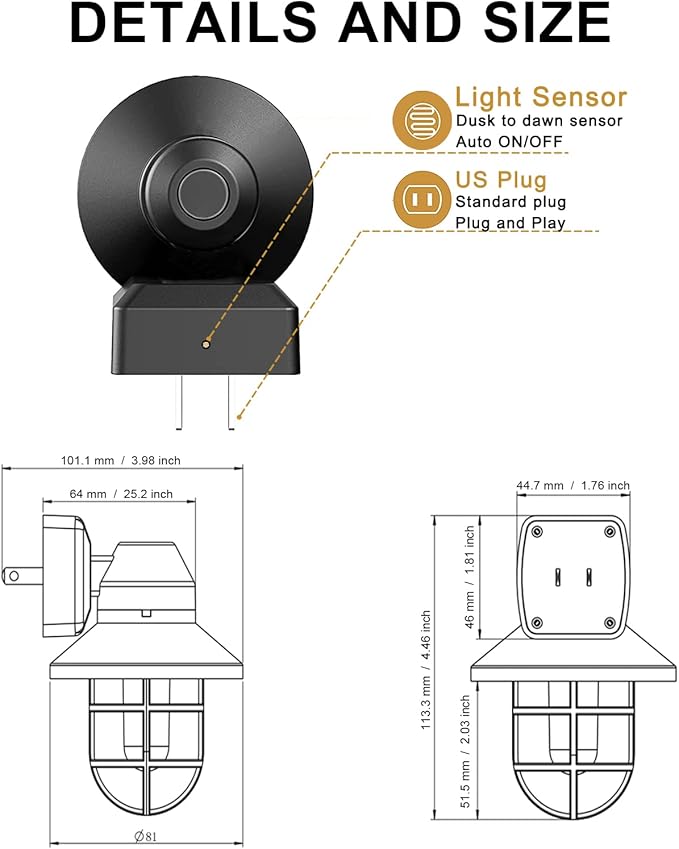 ETL Night Lights Plug Into Wall - Image 5