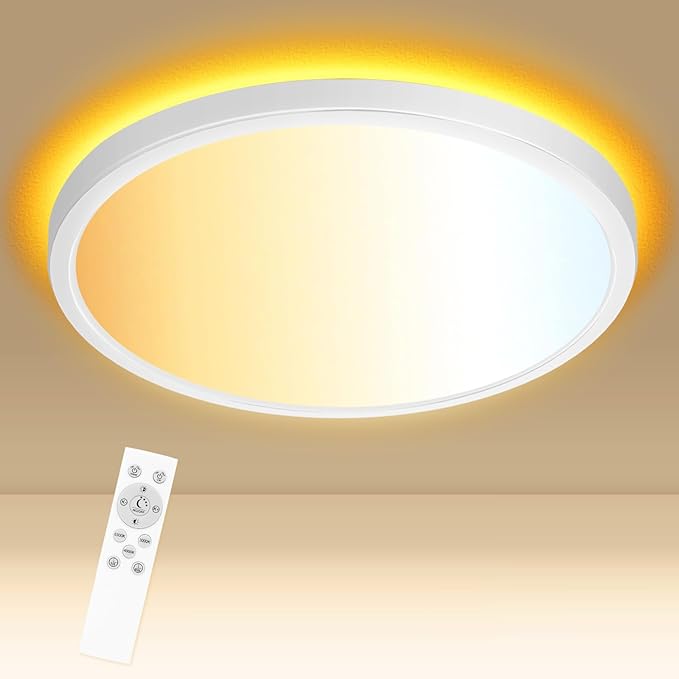 libtit 12 Inch White LED Ceiling Light by Libtit